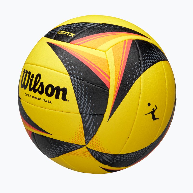 Piłka do siatkówki Wilson OPTX AVP VB Game black/yellow rozmiar 5 3