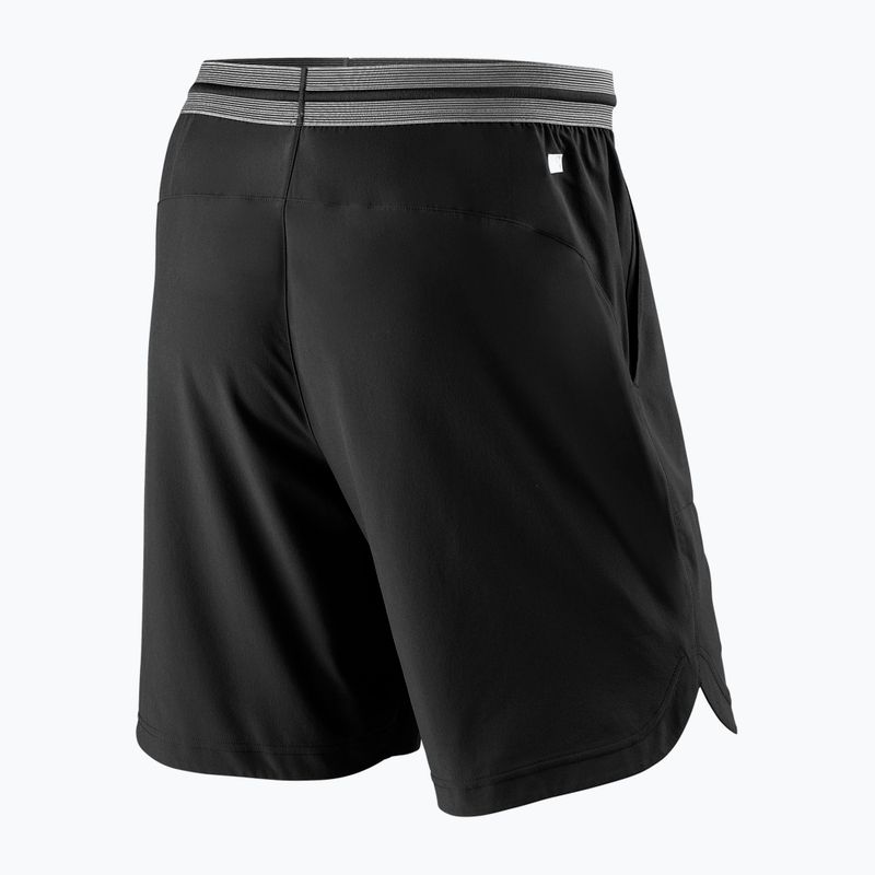 Spodenki tenisowe męskie Wilson Bela Power 8 Short II black 2