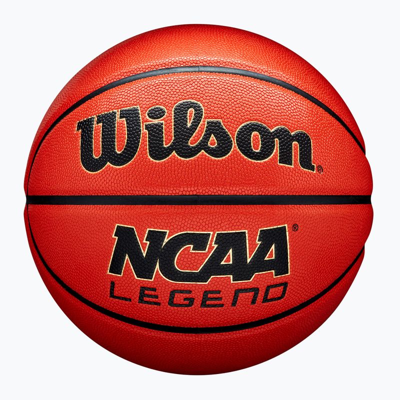 Piłka do koszykówki Wilson NCAA Legend orange/black rozmiar 6