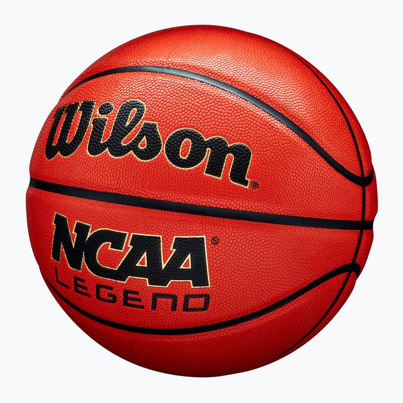 Piłka do koszykówki Wilson NCAA Legend orange/black rozmiar 6 3