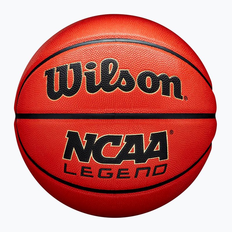 Piłka do koszykówki Wilson NCAA Legend orange/black rozmiar 5