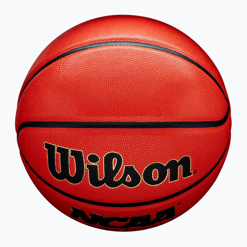 Piłka do koszykówki Wilson NCAA Legend orange/black rozmiar 5 3