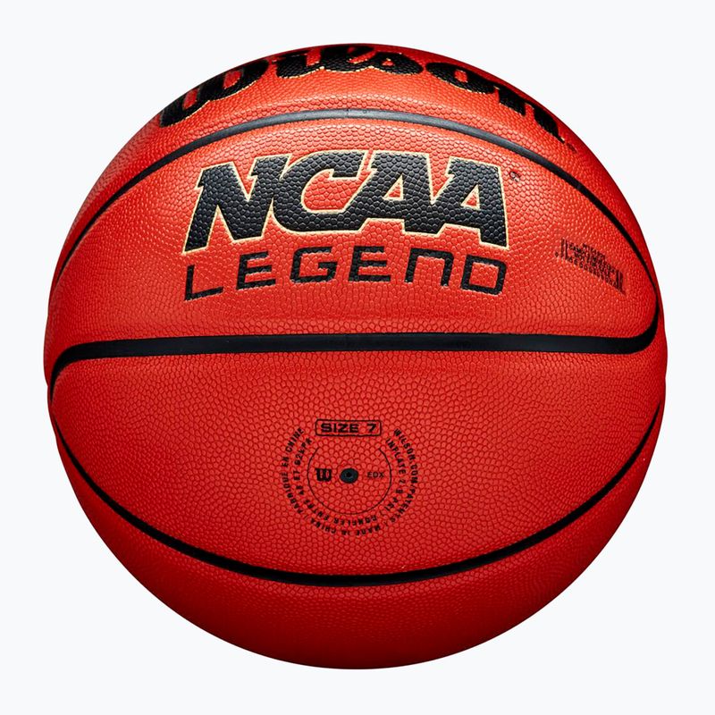 Piłka do koszykówki Wilson NCAA Legend orange/black rozmiar 5 6