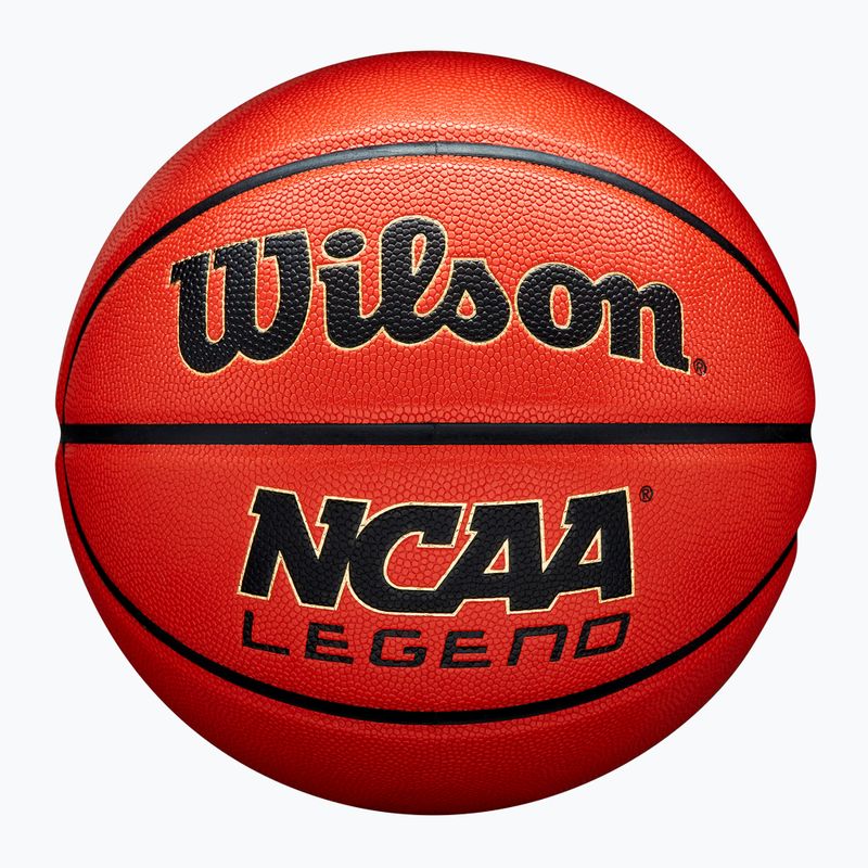 Piłka do koszykówki Wilson NCAA Legend orange/black rozmiar 7