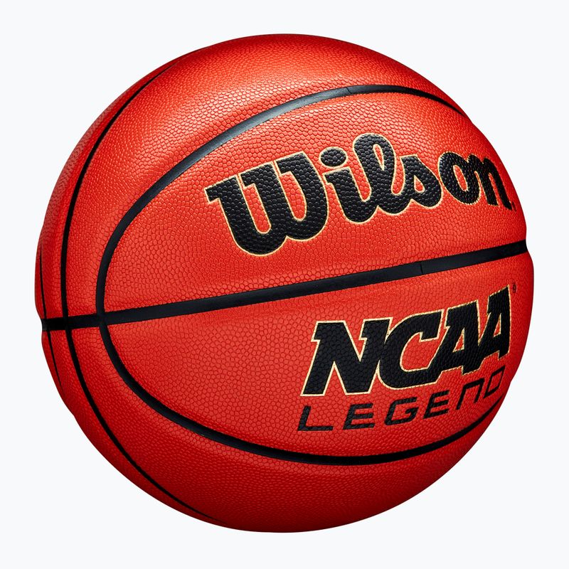 Piłka do koszykówki Wilson NCAA Legend orange/black rozmiar 7 2