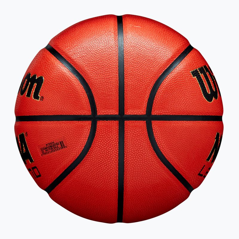 Piłka do koszykówki Wilson NCAA Legend orange/black rozmiar 7 4
