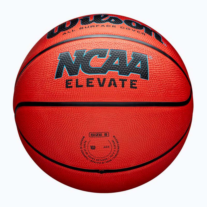 Piłka do koszykówki Wilson NCAA Elevate orange/black rozmiar 6 5
