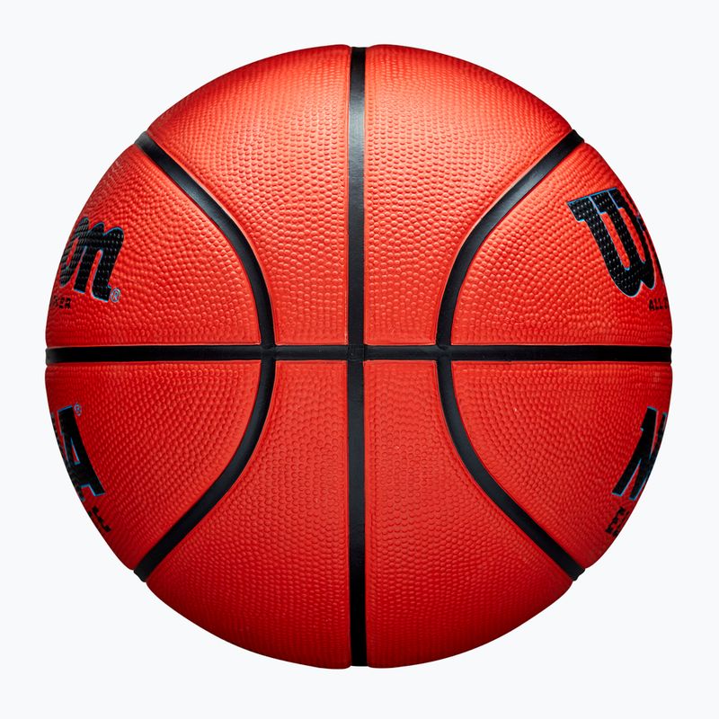 Piłka do koszykówki dziecięca Wilson NCAA Elevate orange/black rozmiar 5 6