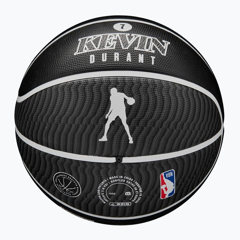 Piłka do koszykówki Wilson NBA Player Icon Outdoor Durant black rozmiar 7 3