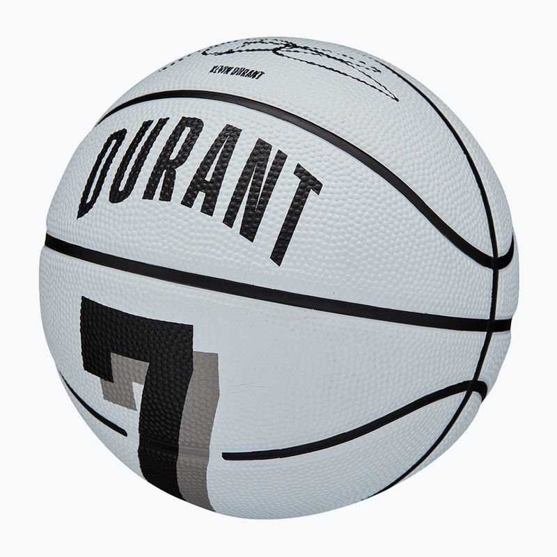 Piłka do koszykówki dziecięca Wilson NBA Player Icon Mini Durant grey rozmiar 3 4