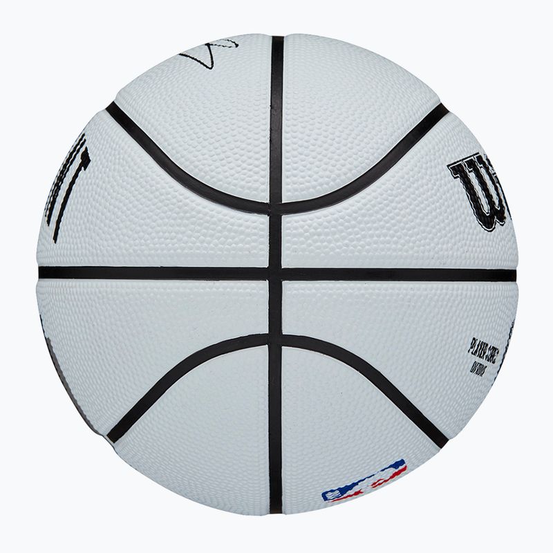 Piłka do koszykówki dziecięca Wilson NBA Player Icon Mini Durant grey rozmiar 3 5