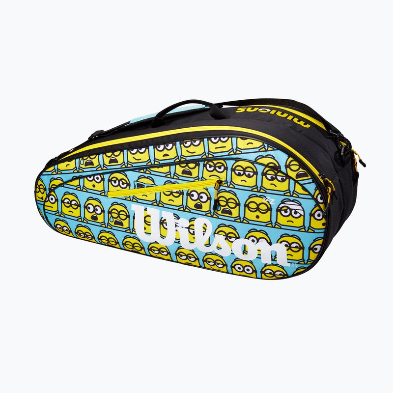 Torba tenisowa dziecięca Wilson Minions 2.0 Team 6Pk blue yellow black 7