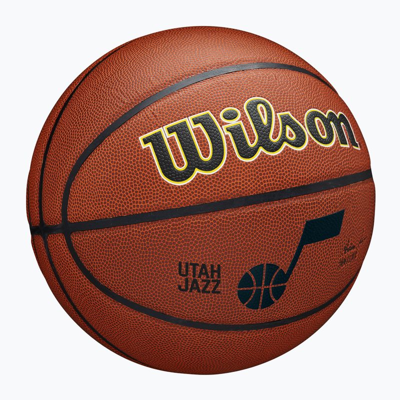 Piłka do koszykówki Wilson NBA Team Alliance Utah Jazz brown rozmiar 7 2