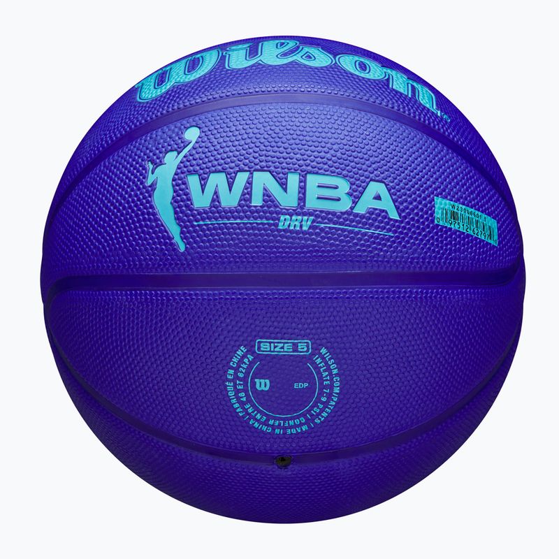 Piłka do koszykówki Wilson WNBA DRV blue/turquoise rozmiar 6 5