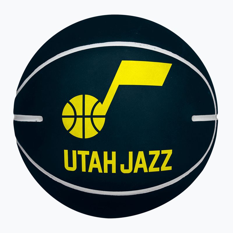 Piłka Super Mini Wilson NBA Team Dribbler Utah Jazz black 2