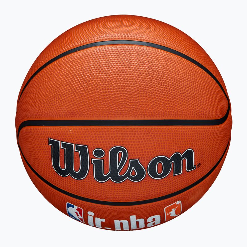 Piłka do koszykówki dziecięca Wilson dziecięca NBA JR Fam Logo Authentic Outdoor brown rozmiar 7 4