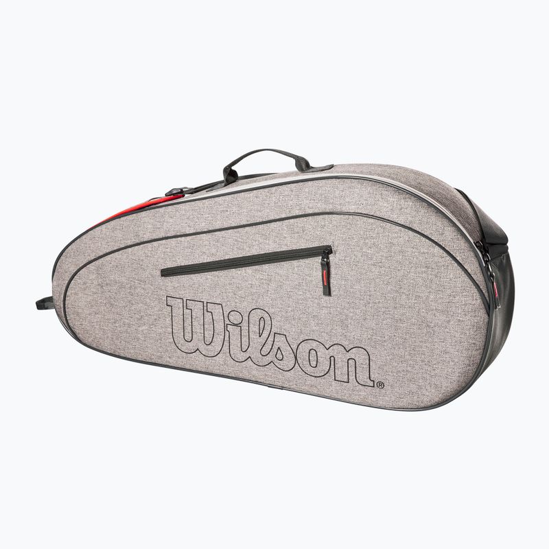 Torba tenisowa Wilson Team 3Pk heather grey 2