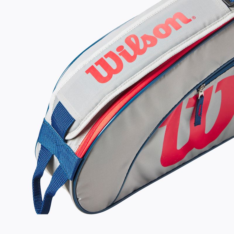 Torba tenisowa dziecięca Wilson Junior 3 Pack grey/red 4