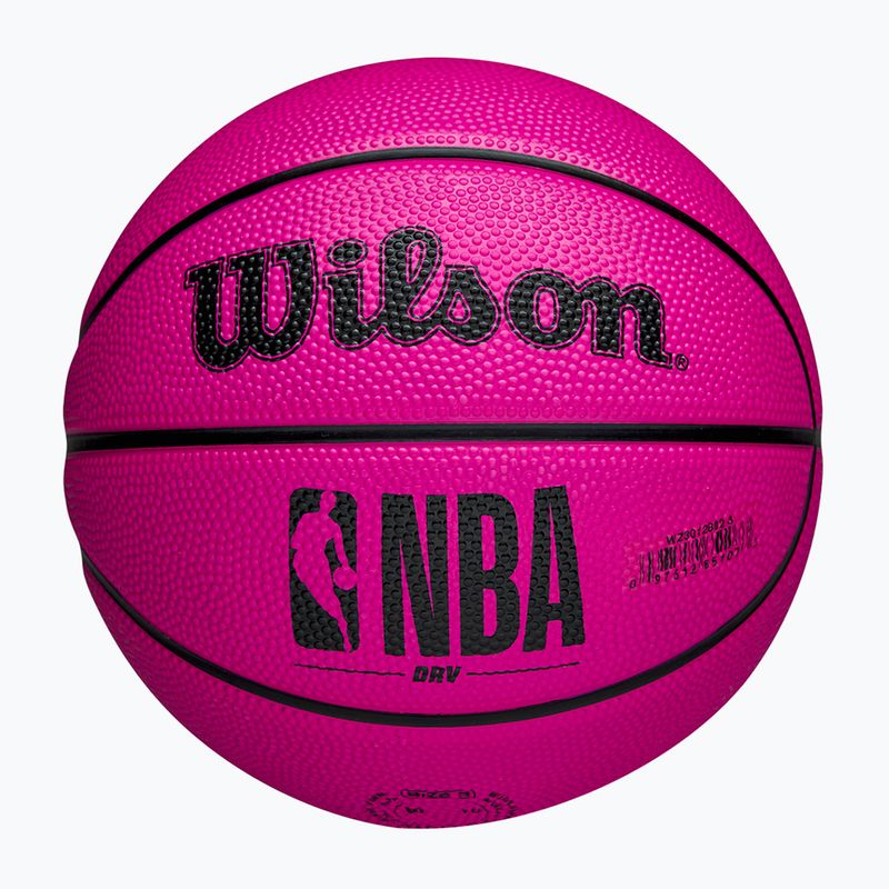 Piłka do koszykówki dziecięca Wilson DRV Mini pink rozmiar 3