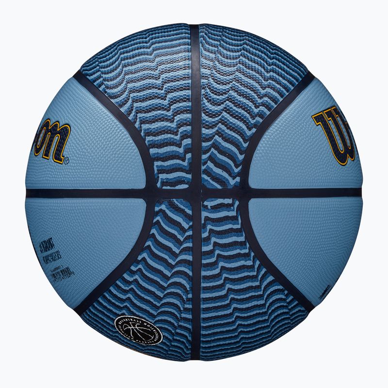 Piłka do koszykówki Wilson NBA Player Icon Outdoor Morant blue rozmiar 7 7