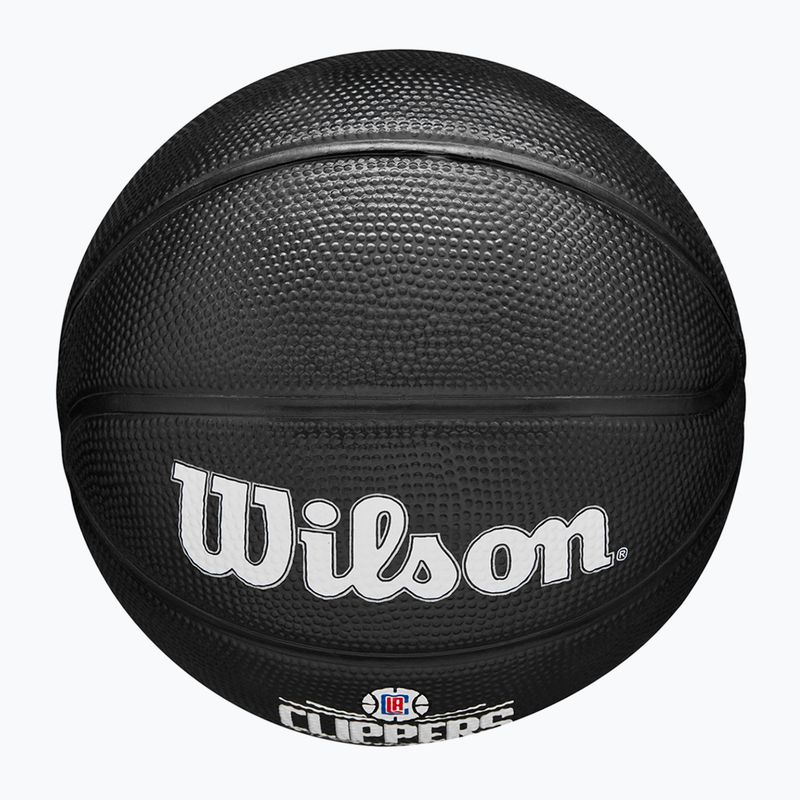 Piłka do koszykówki dziecięca Wilson NBA Team Tribute Mini Los Angeles Clippers black rozmiar 3 5