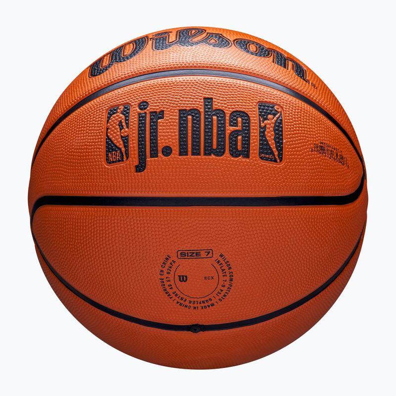 Piłka do koszykówki dziecięca Wilson NBA JR Drv Fam Logo brown rozmiar 7 5