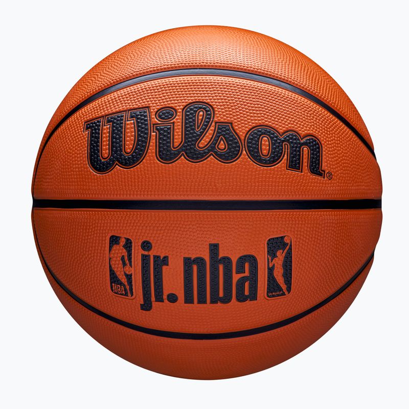 Piłka do koszykówki dziecięca Wilson NBA JR Drv Fam Logo brown rozmiar 5