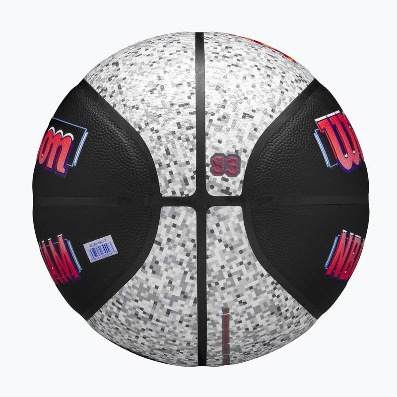 Piłka do koszykówki Wilson NBA Jam Indoor Outdoor black/grey rozmiar 7 6