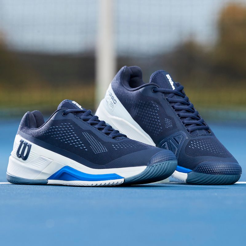 Buty do tenisa męskie Wilson Rush Pro 4.0 navy blaze/white 16