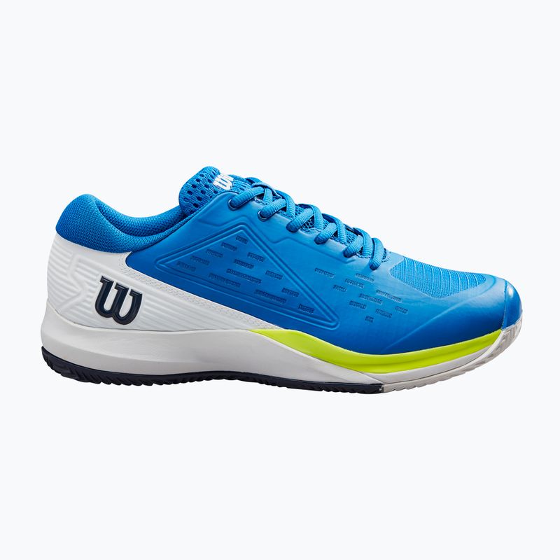 Buty do tenisa męskie Wilson Rush Pro Ace Clay lapis blue/white/safety yellow 12