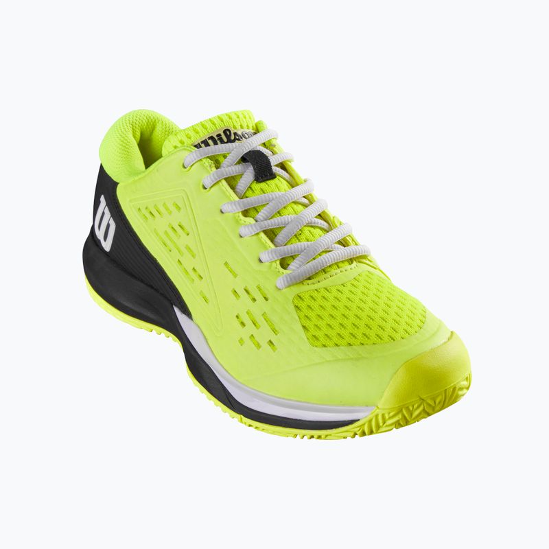 Buty do tenisa dziecięce Wilson Rush Pro Ace Safety Jr black/neon yellow 12