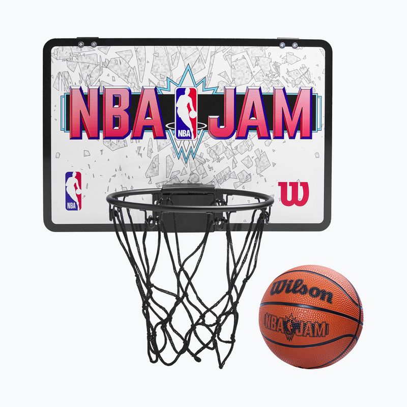 Zestaw do mini-koszykówki Wilson NBA Mini Hoop Team Jam