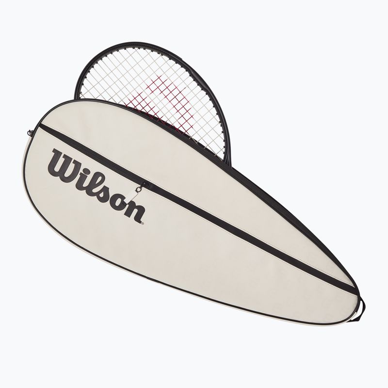 Pokrowiec na rakietę tenisową Wilson Premium Tennis Racquet Cover cream 3