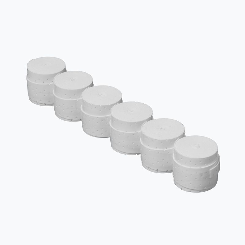 Owijki do rakiet tenisowych Wilson Pro Overgrip Perforated Box 60 szt. white 2