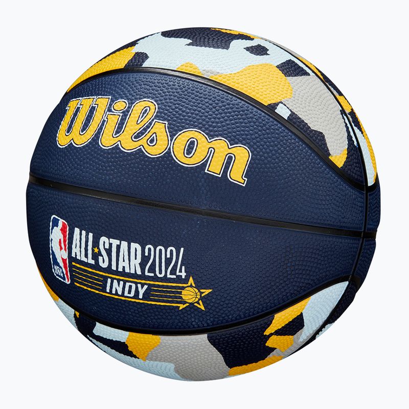 Piłka do koszykówki dziecięca Wilson 2024 NBA All Star Mini rozmiar 3 3