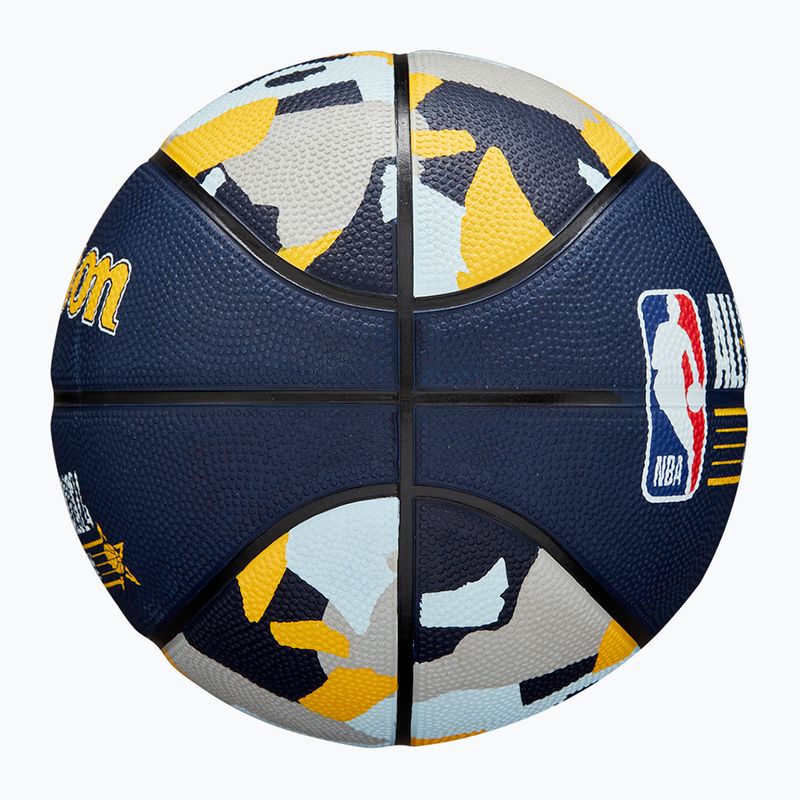 Piłka do koszykówki dziecięca Wilson 2024 NBA All Star Mini rozmiar 3 7