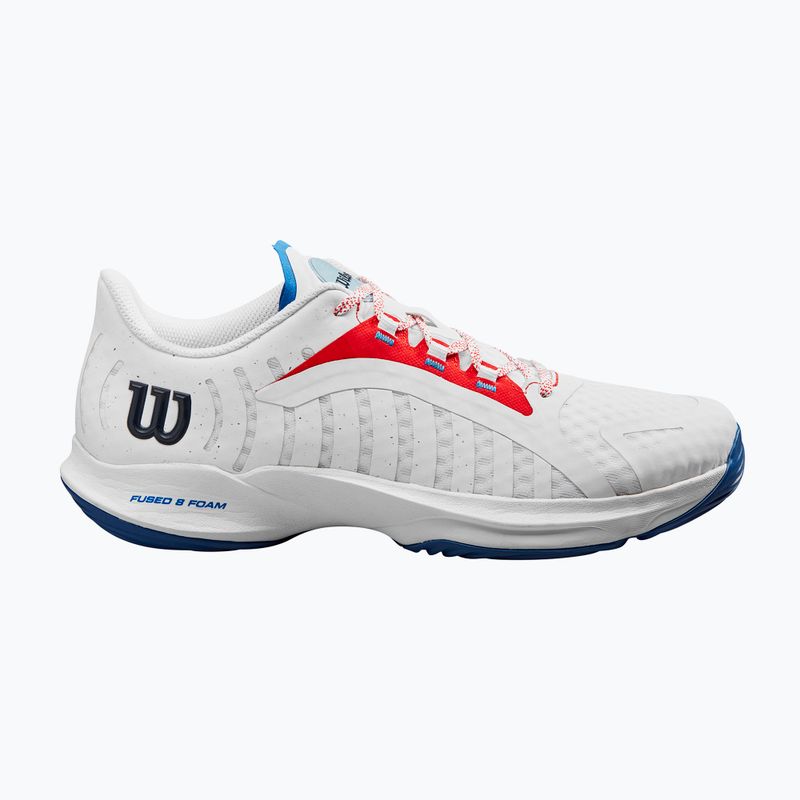 Buty do padla męskie Wilson Hurakn Pro white/wilson red/deja vu blue 9