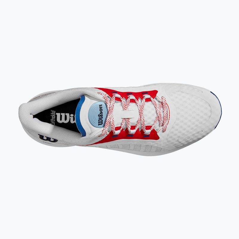 Buty do padla męskie Wilson Hurakn Pro white/wilson red/deja vu blue 12