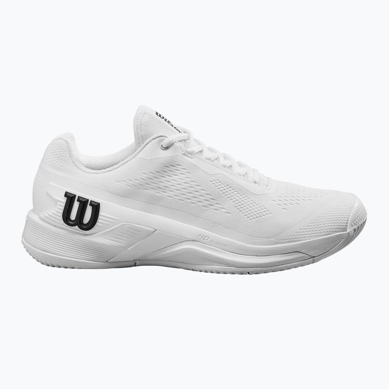 Buty do tenisa męskie Wilson Rush Pro 4.0 white/white/black 9