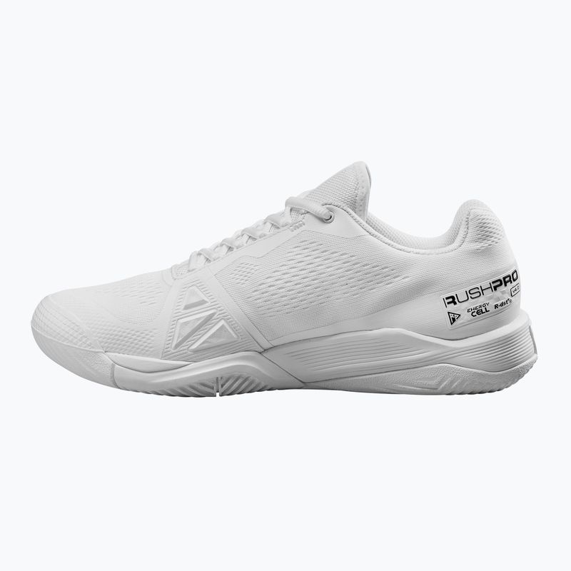 Buty do tenisa męskie Wilson Rush Pro 4.0 white/white/black 10