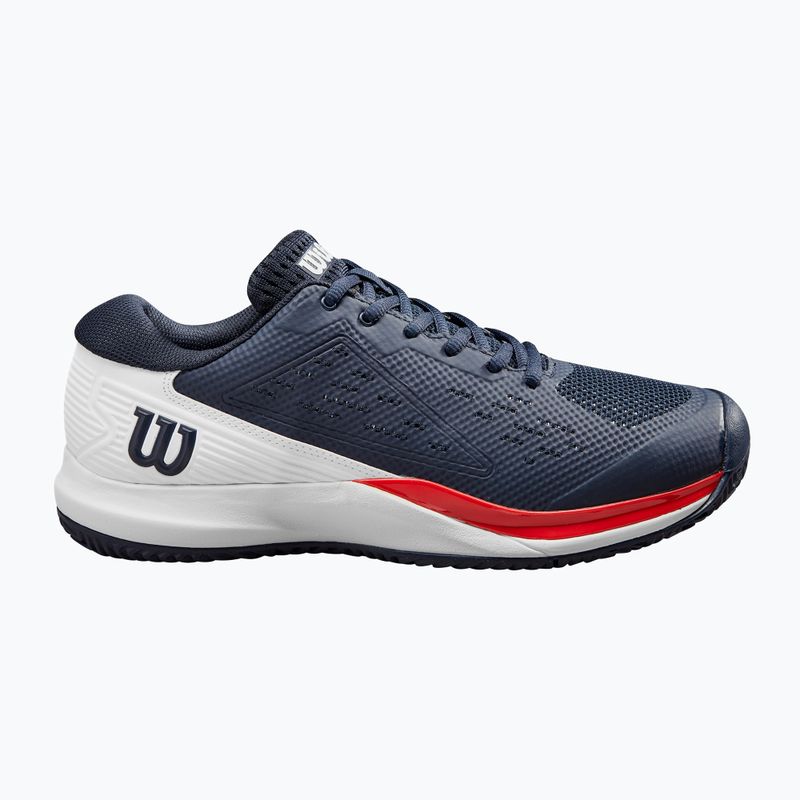 Buty do tenisa męskie Wilson Rush Pro Ace navy blazer/ white/ wilson red 2