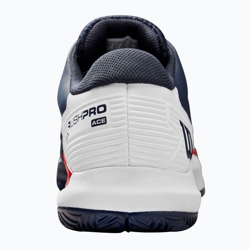 Buty do tenisa męskie Wilson Rush Pro Ace Clay navy blazer/white/infrared 11
