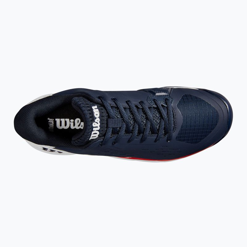 Buty do tenisa męskie Wilson Rush Pro Ace Clay navy blazer/white/infrared 12