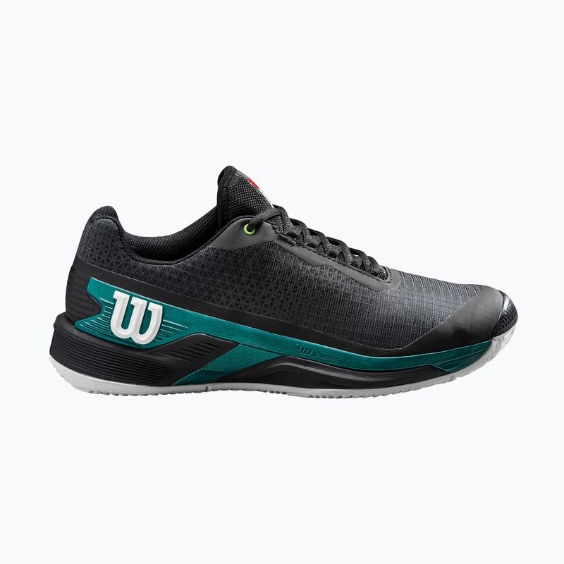 Buty do tenisa męskie Wilson Rush Pro 4.0 Blade Clay black/black/deep teal 9