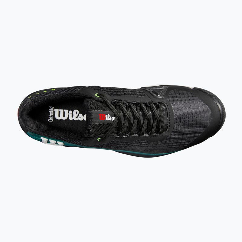 Buty do tenisa męskie Wilson Rush Pro 4.0 Blade Clay black/black/deep teal 12