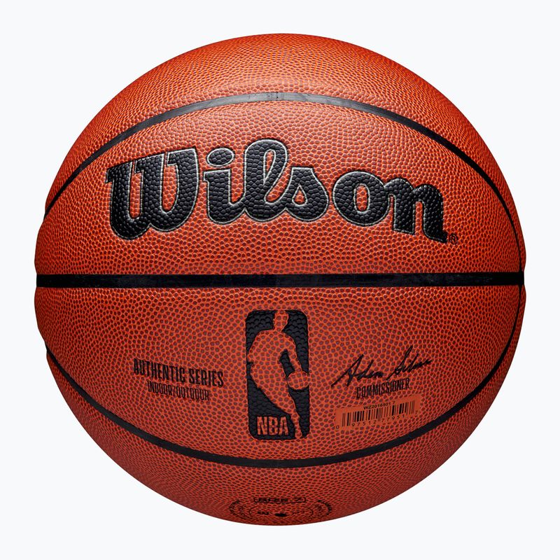 Piłka do koszykówki Wilson Authentic Indoor Outdoor brown rozmiar 6 7