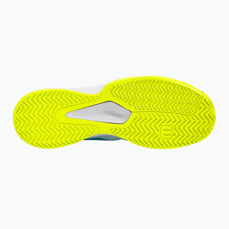 Buty do tenisa męskie Wilson Kaos Stroke 2.0 stormy sea/deep teal/safety yellow 10
