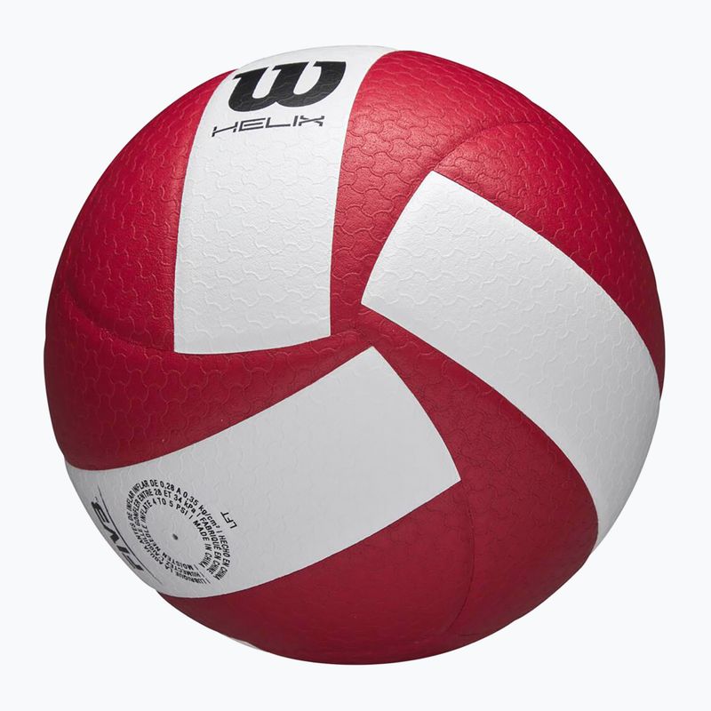 Piłka do siatkówki Wilson Helix Game Ball red/white rozmiar 5 2