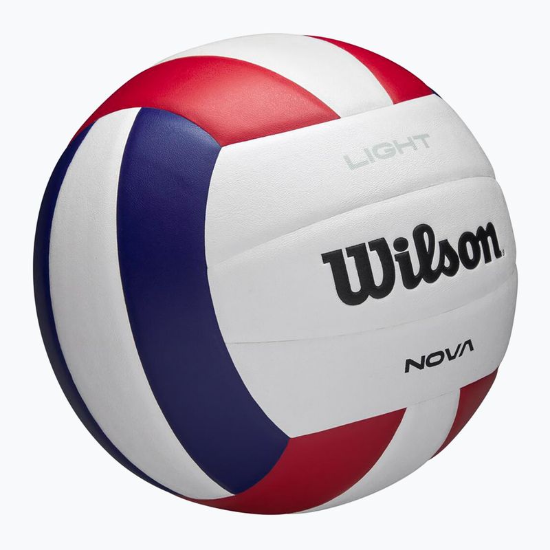 Piłka do siatkówki Nova Light white/red/navy rozmiar 5 2