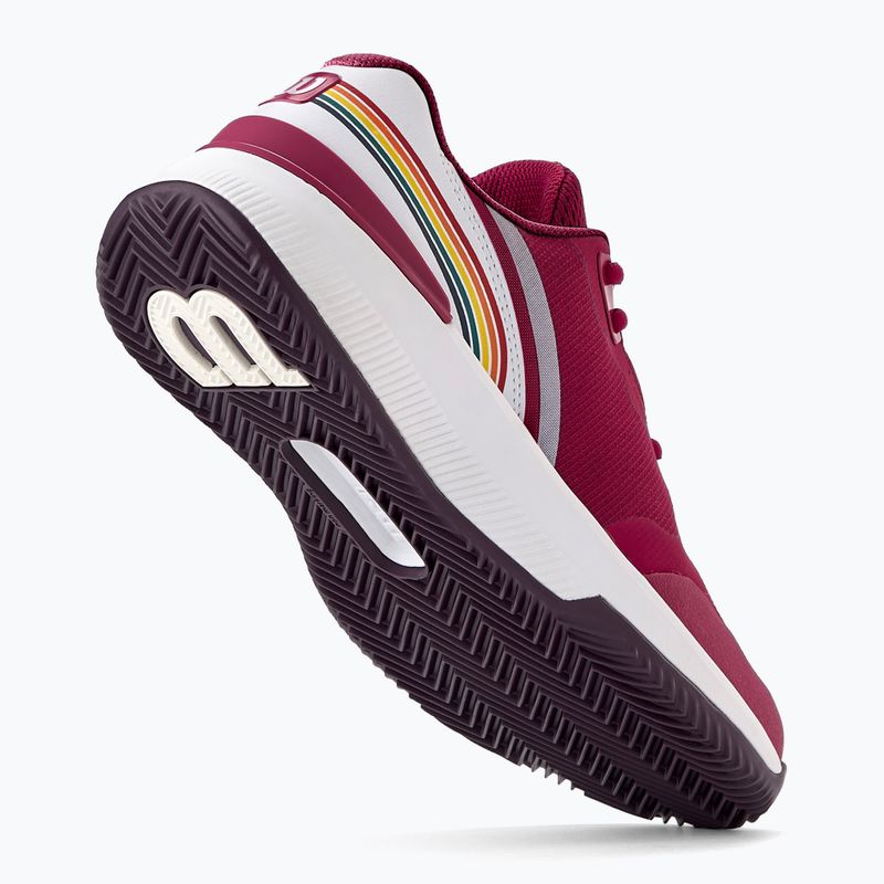 Buty do tenisa damskie Wilson Intrigue Pro Clay W RG beaujolais/ white/ plum perfect 4